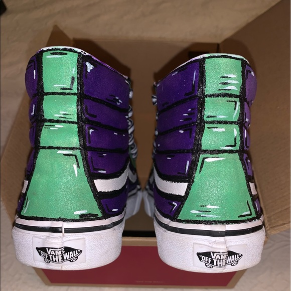 Custom Cartoon High Top Vans - Picture 7 of 9